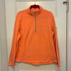 Old Navy XL orange quarter zip fleece